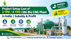Project Setup Cost of 3 TPD/ 6TPD CBG Plant and Profit